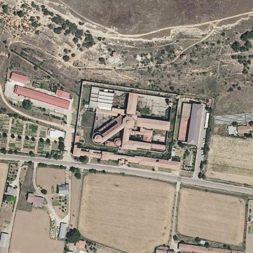 Vista aérea de Antigua Prisión Provincial, lugar abandonado en Zamora