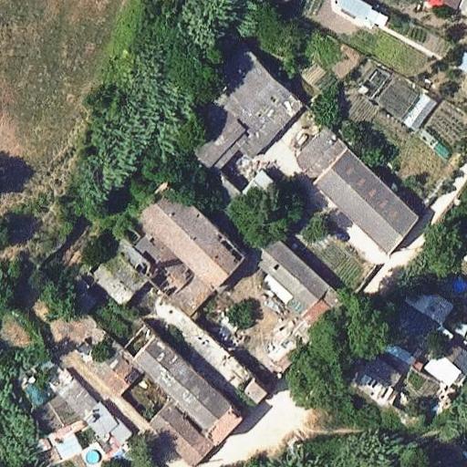 Vista aérea de El Rieral, lugar abandonado en Castellar del Vallès (Barcelona)