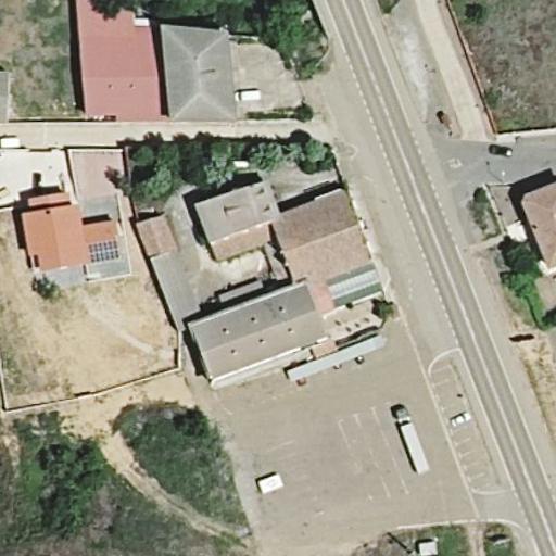 Vista aérea de Hotel Madrileño, lugar abandonado en Mayorga (Valladolid)